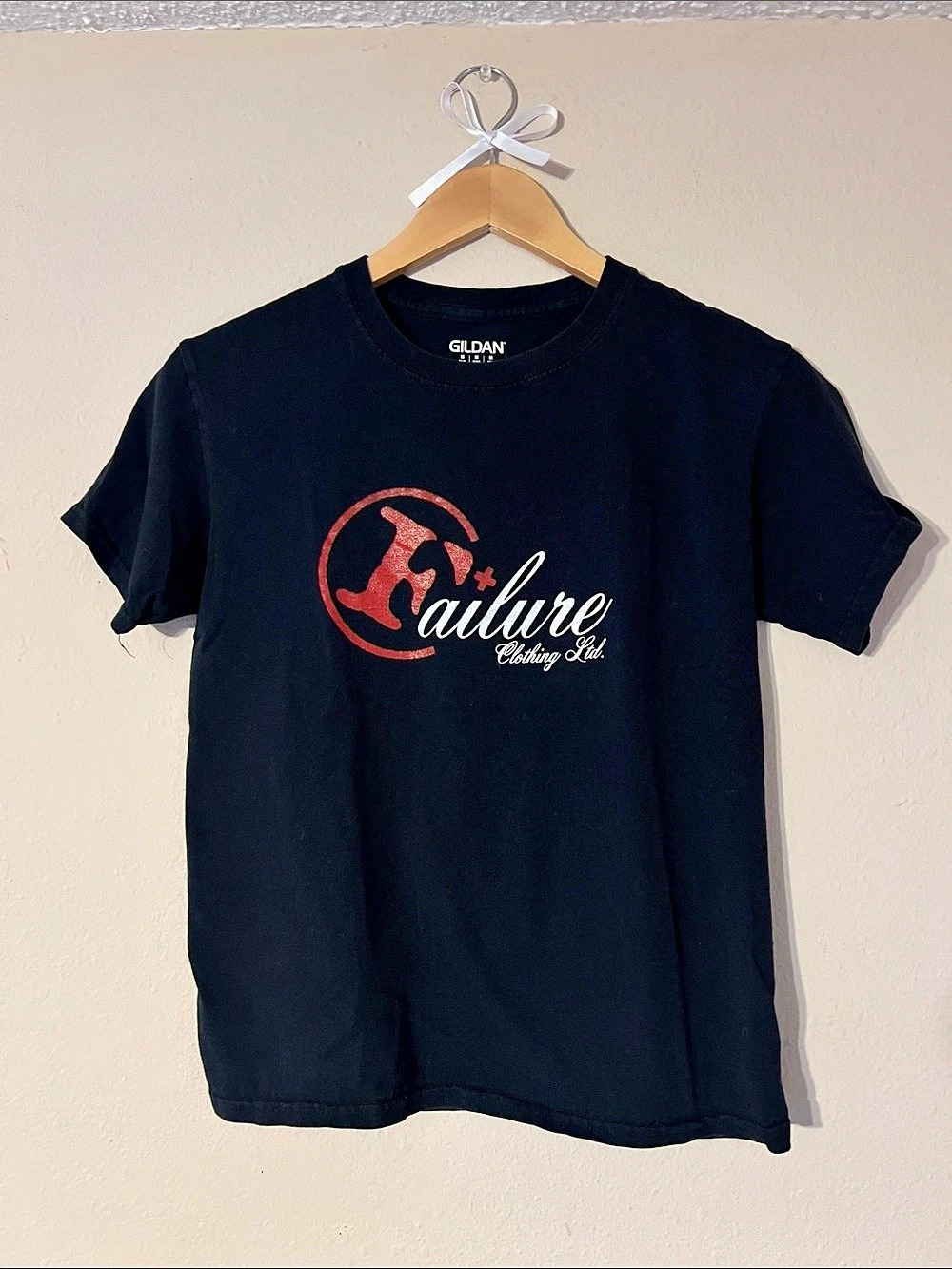 Failure Clothing Ltd. Black Graphic Tee Size Youth Medium